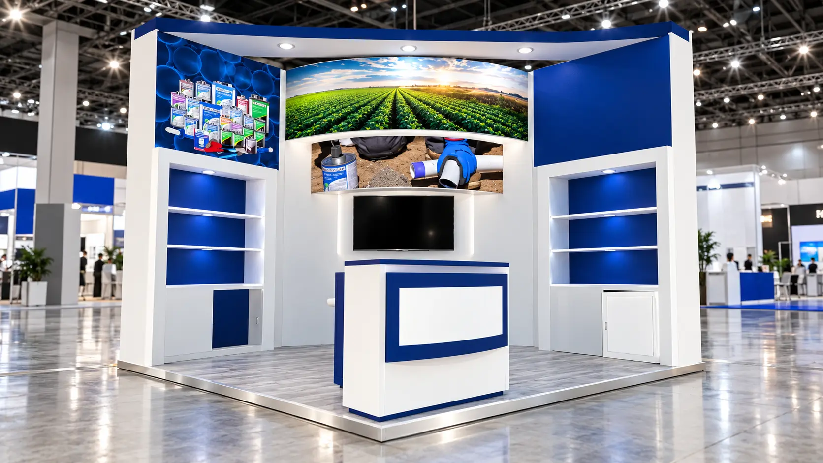 stand custom esquina