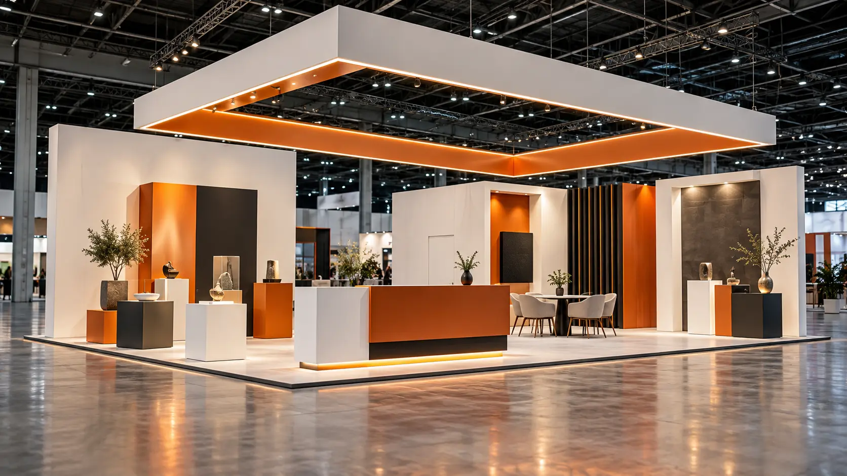 stand custom isla orange